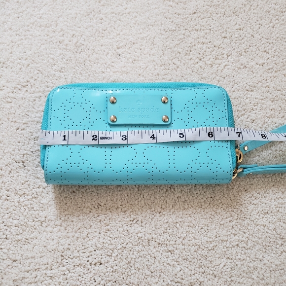 NWT Kate Spade Jazzy Metro Spade Zip Wallet Wristlet - Picture 3 of 12